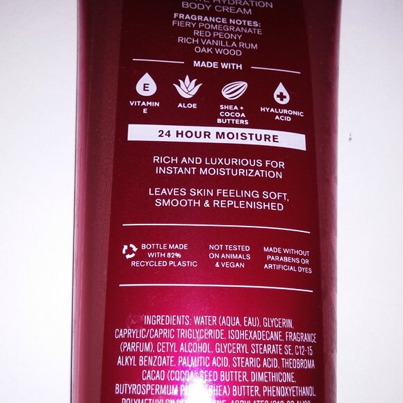 Set of 3 Bath and Body Works Cream Lotion Forever Red Ultimate Hydration Shea Bu - Picture 6 of 12
